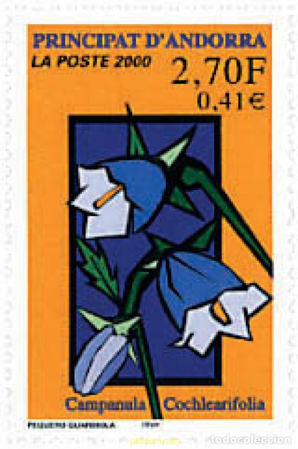 Sellos: 80491 MNH ANDORRA. Adm&oacute;n francesa 2000 FLORA LOCAL