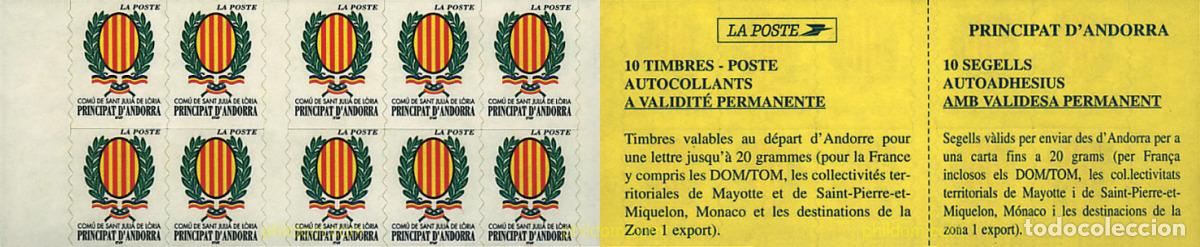Sellos: 2802 MNH ANDORRA. Adm&oacute;n francesa 2001 COMU DE SANT JULIA DE LORIA