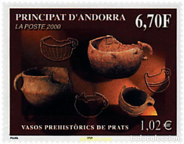 Sellos: 61014 MNH ANDORRA. Adm&oacute;n francesa 2000 TARROS PREHISTORICOS DE PRATS