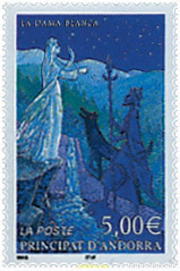 Sellos: 244961 MNH ANDORRA. Adm&oacute;n francesa 2002 CUENTOS Y LEYENDAS