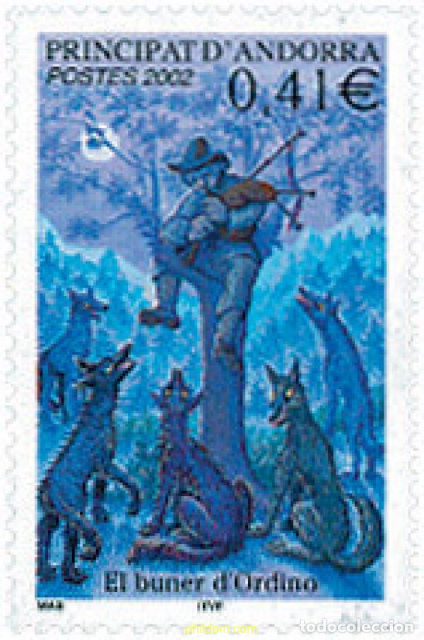 Sellos: 102471 MNH ANDORRA. Adm&oacute;n francesa 2002 CUENTOS