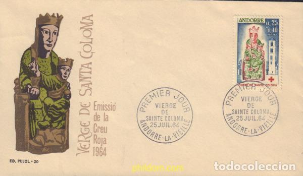 Timbres: 435744 MNH ANDORRA. Adm&oacute;n francesa 1964 PRO CRUZ ROJA