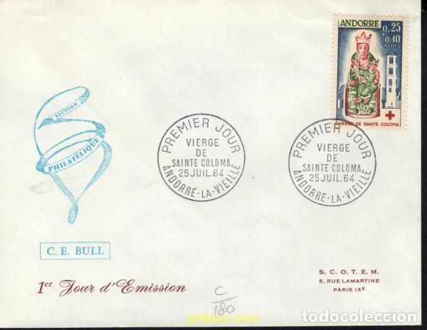 Timbres: 686418 MNH ANDORRA. Adm&oacute;n francesa 1964 PRO CRUZ ROJA