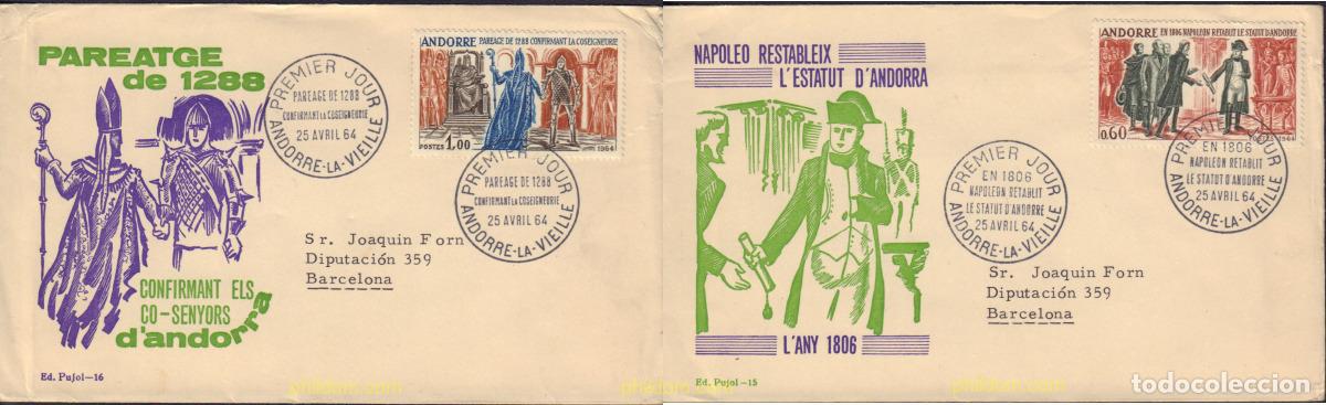 Timbres: 435742 MNH ANDORRA. Adm&oacute;n francesa 1964 HECHOS HISTORICOS DE ANDORRA