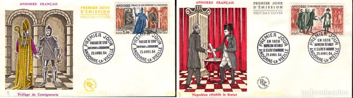 Stamps: 686419 MNH ANDORRA. Adm&oacute;n francesa 1964 HECHOS HISTORICOS DE ANDORRA
