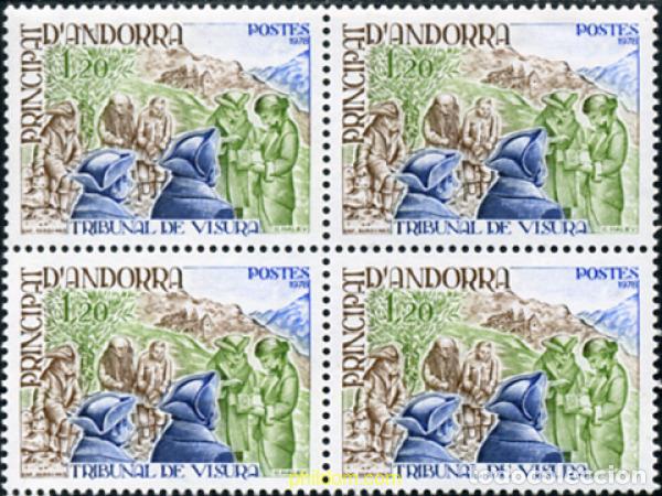 Sellos: 307812 MNH ANDORRA. Adm&oacute;n francesa 1978 TRIBUNAL DE VISURA