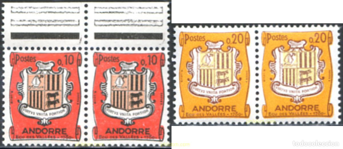 Sellos: 249963 MNH ANDORRA. Adm&oacute;n francesa 1961 ESCUDOS