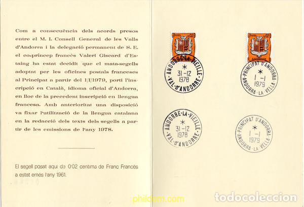 Sellos: 260035 USED ANDORRA. Adm&oacute;n francesa 1961 ESCUDOS