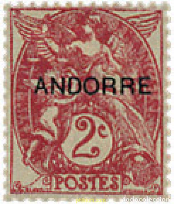 Sellos: 643701 HINGED ANDORRA. Adm&oacute;n francesa 1931 MOTIVOS VARIOS