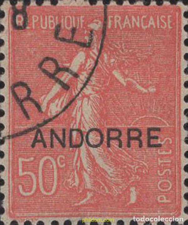 Sellos: 643703 USED ANDORRA. Adm&oacute;n francesa 1931 MOTIVOS VARIOS