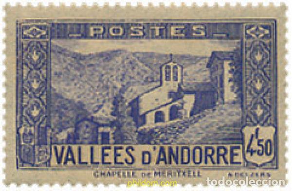 Sellos: 626009 HINGED ANDORRA. Adm&oacute;n francesa 1937 PAISAJES