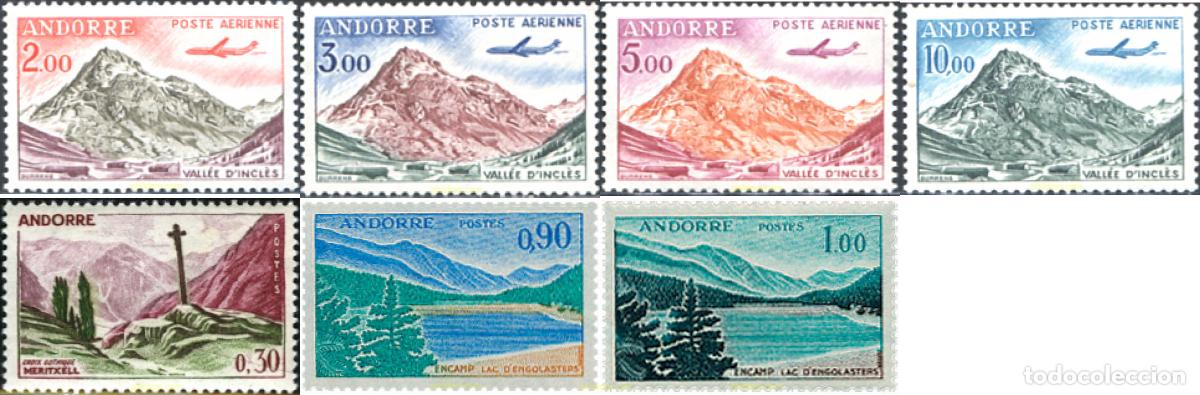 Sellos: 249901 MNH ANDORRA. Adm&oacute;n francesa 1961 PAISAJE
