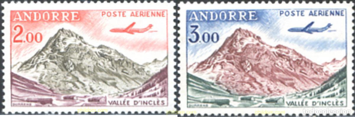 Sellos: 249904 MNH ANDORRA. Adm&oacute;n francesa 1961 PAISAJE
