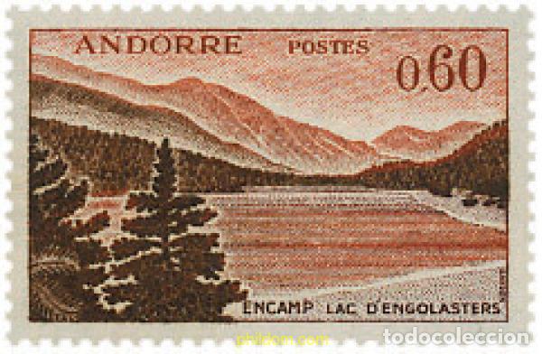 Sellos: 370844 MNH ANDORRA. Adm&oacute;n francesa 1961 PAISAJE
