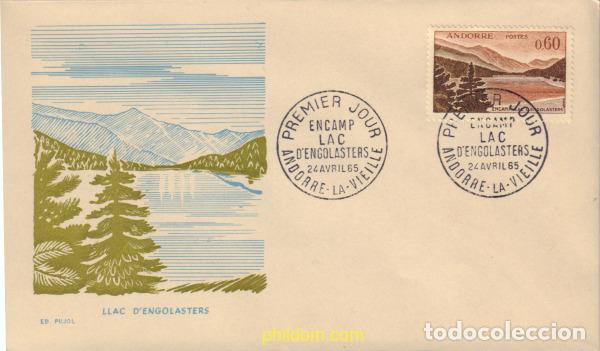 Sellos: 562345 MNH ANDORRA. Adm&oacute;n francesa 1961 PAISAJE