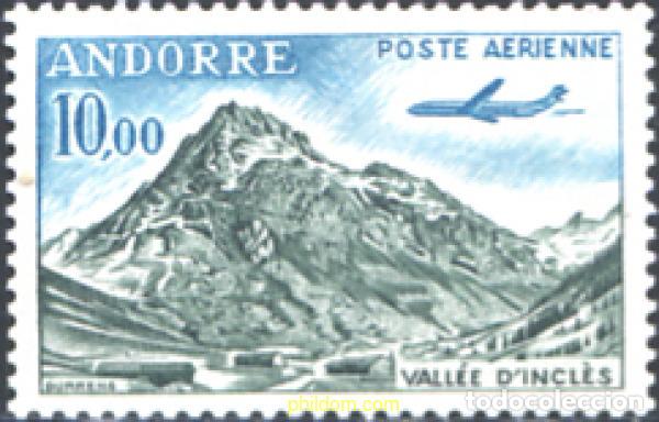 Sellos: 626036 MNH ANDORRA. Adm&oacute;n francesa 1961 PAISAJE