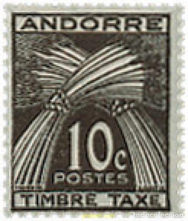 Sellos: 626029 MNH ANDORRA. Adm&oacute;n francesa 1946 ESPIGAS