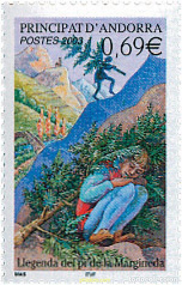 Sellos: 117135 MNH ANDORRA. Adm&oacute;n francesa 2003 LEYENDA DEL PINO DE LA MARGINEDA