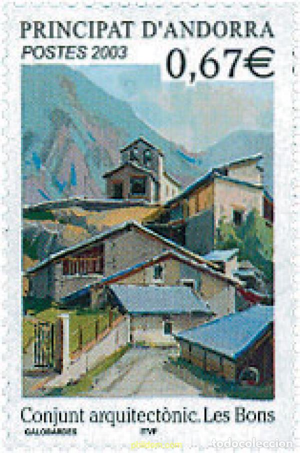 Sellos: 122798 MNH ANDORRA. Adm&oacute;n francesa 2003 ARQUITECTURA