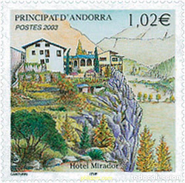 Sellos: 122799 MNH ANDORRA. Adm&oacute;n francesa 2003 HOTEL MIRADOR