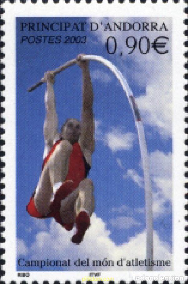 Sellos: 132928 MNH ANDORRA. Adm&oacute;n francesa 2003 CAMPEONATOS DEL MUNDO DE ATLETISMO