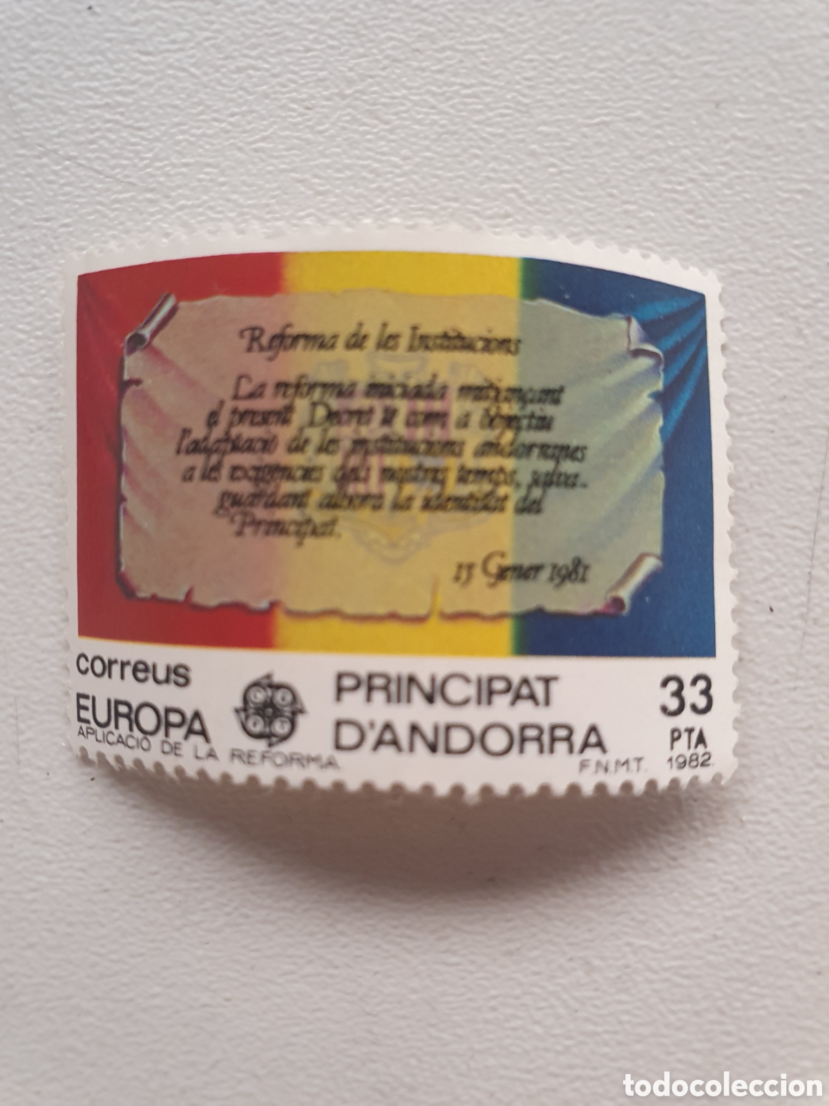 Selos: Andorra. 1979, 1980, 1981, 1982. 15 sellos nuevos