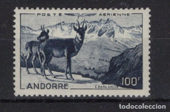 Sellos: Sellos dependencias ANDORRA FRANCESA AEREOS YVERT 1** v.c. 110 &euro;