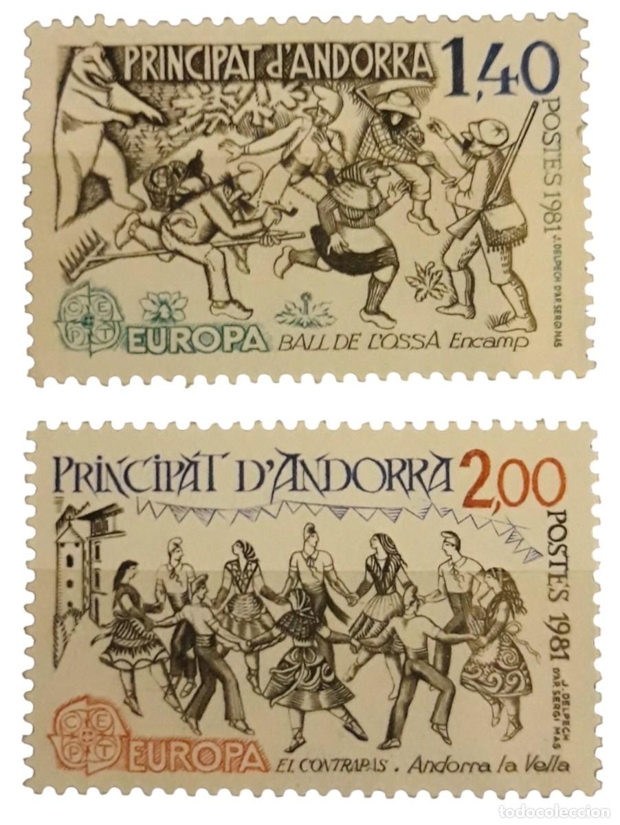Sellos: ANDORRA FRANCESA 1981 Europa. NUEVO - MNH