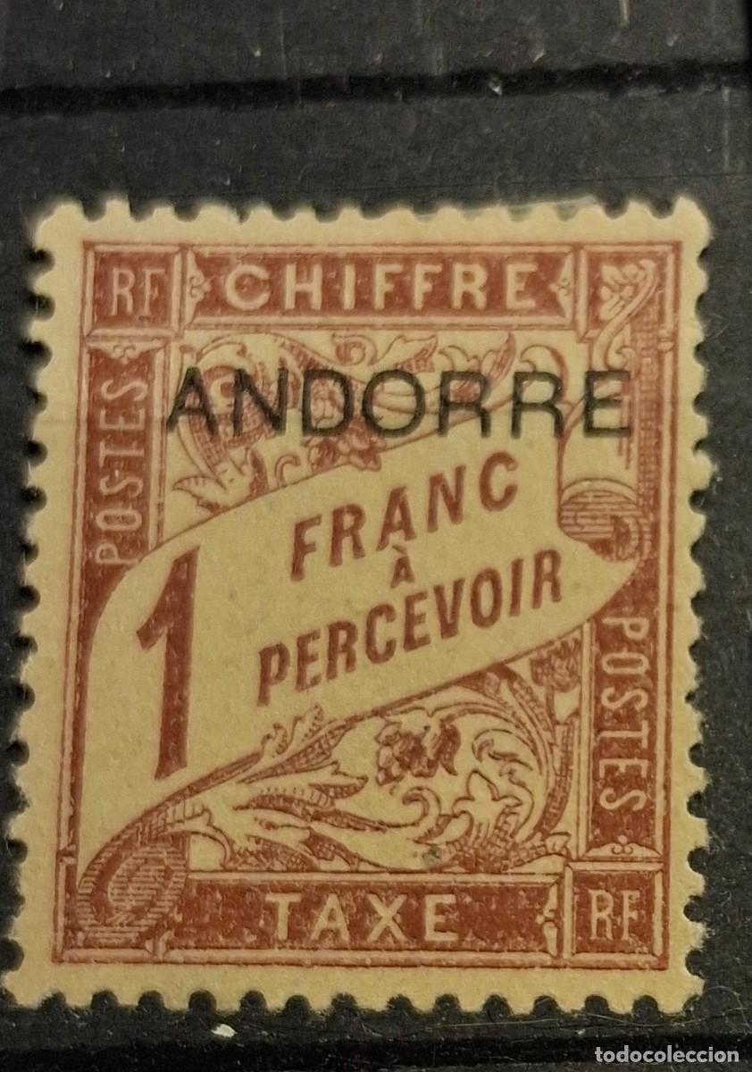 Sellos: ANDORRA FRANCESA, 1931, YT.T6. TASAS.