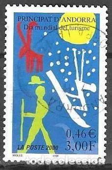 Sellos: SELLO USADO DE ANDORRA FRANCESA 2000, YT 535