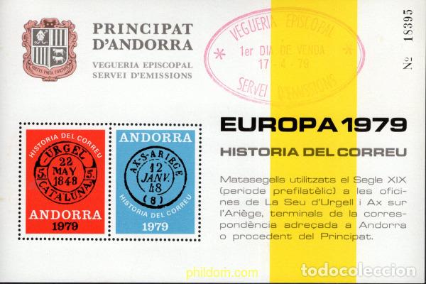 Sellos: 468163 USED ANDORRA. Vegueria 1979 EUROPA 79