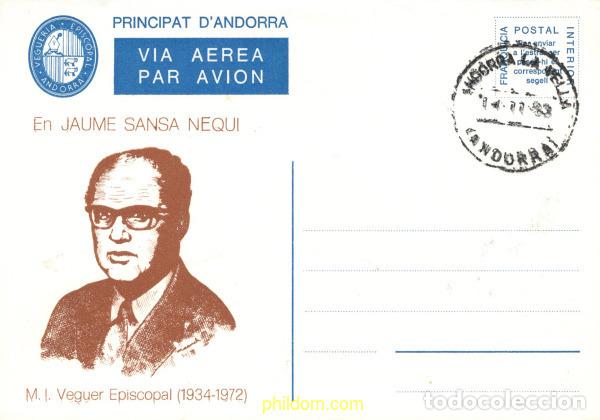 Sellos: 487140 MNH ANDORRA. Vegueria 1982 M.I. VEGUER EPISCOPAL (1934/1972)