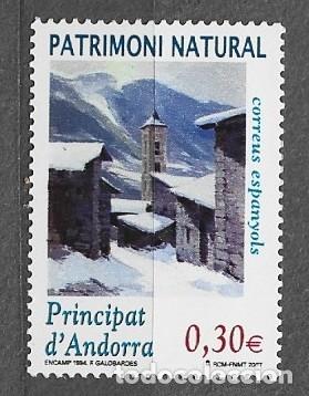 Sellos: Principado de Andorra 2007 - Santa Eulalia d&rsquo;Encamp - Edif 345** - 2000-11