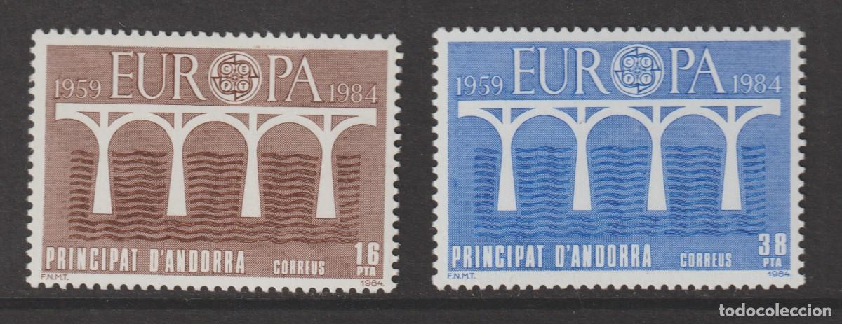 Sellos: Andorra espa&ntilde;ola 1984 - Europa CEPT Edifil 179/180 mnh**