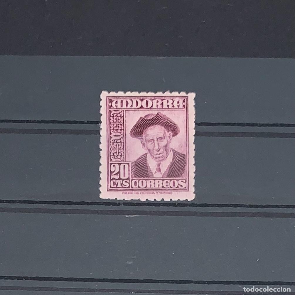 Sellos: ANDORRA ESPA&Ntilde;OLA. A&ntilde;o 1948/53. Edifil 48** Nuevo