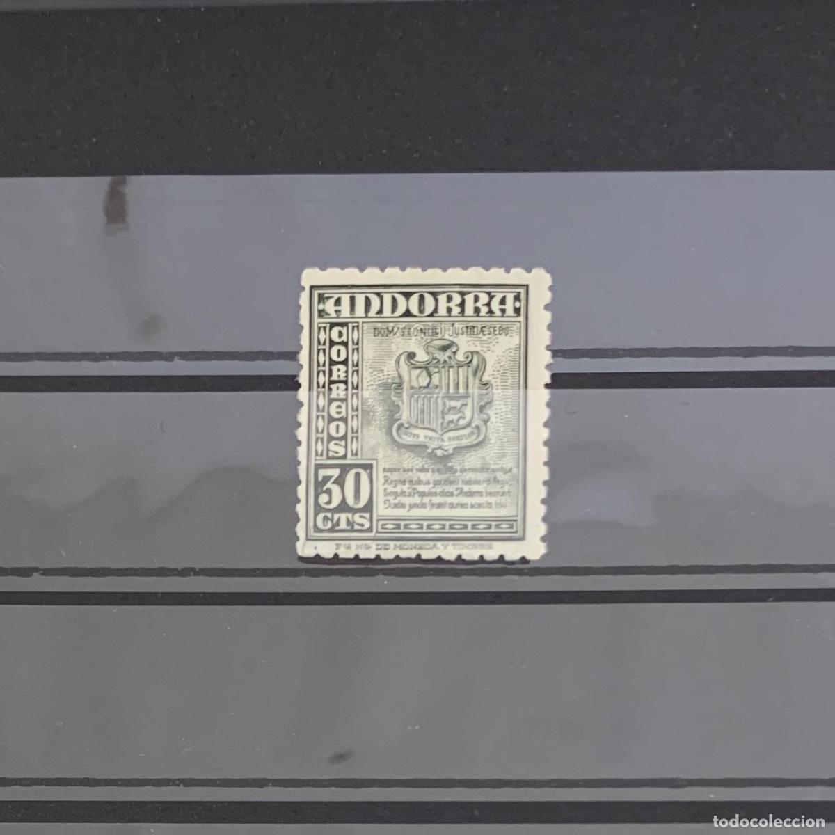 Sellos: ANDORRA ESPA&Ntilde;OLA. A&ntilde;o 1948/53. Edifil 50** Nuevo