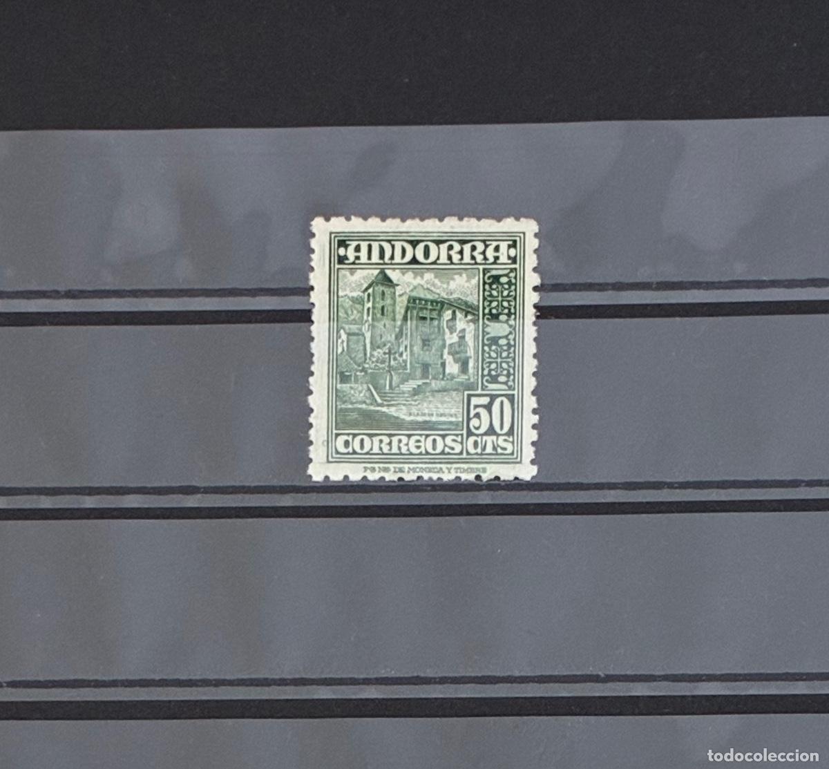 Sellos: ANDORRA ESPA&Ntilde;OLA. A&ntilde;o 1948/53. Edifil 51** Nuevo