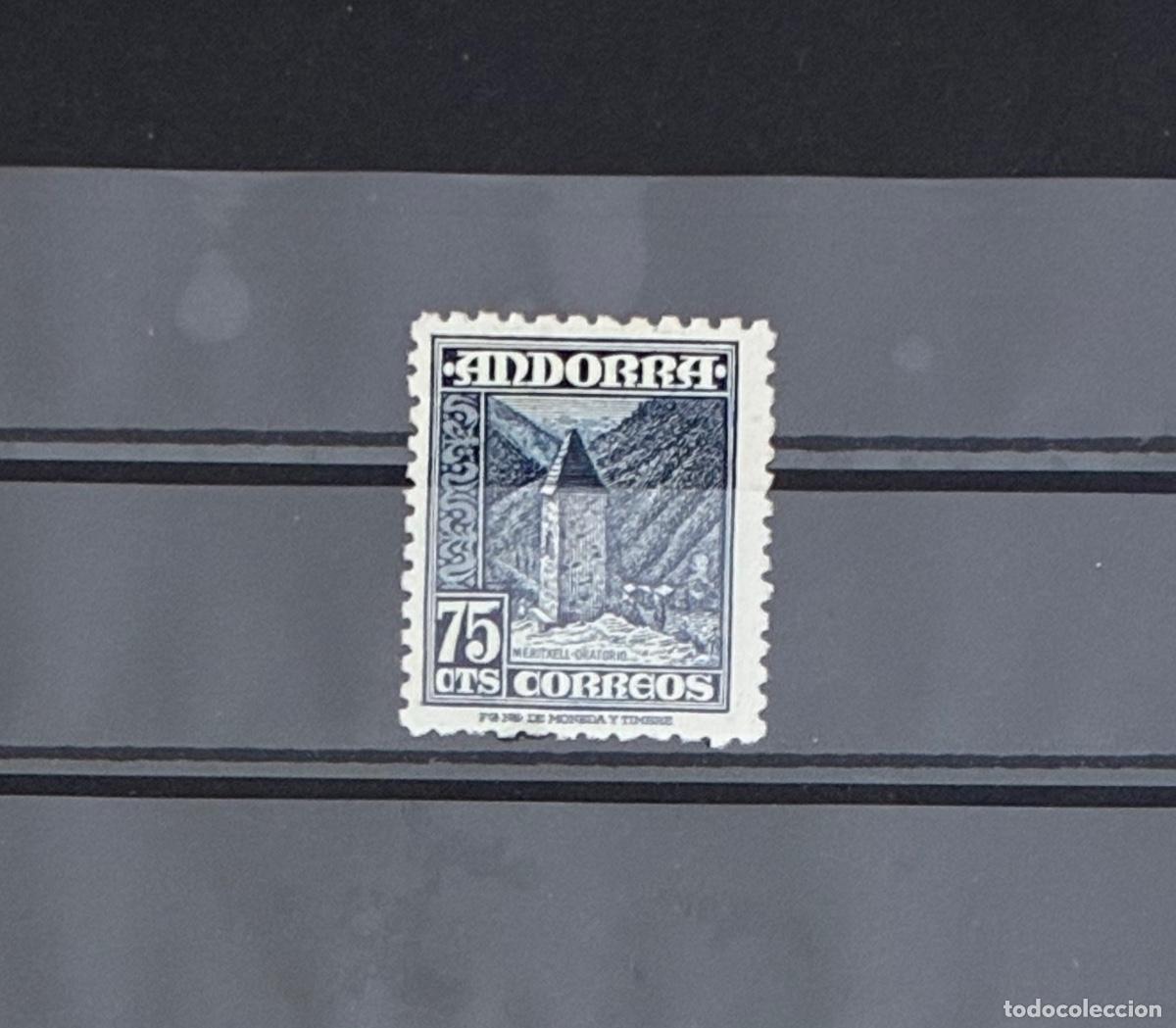 Sellos: ANDORRA ESPA&Ntilde;OLA. A&ntilde;o 1948/53. Edifil 52** Nuevo