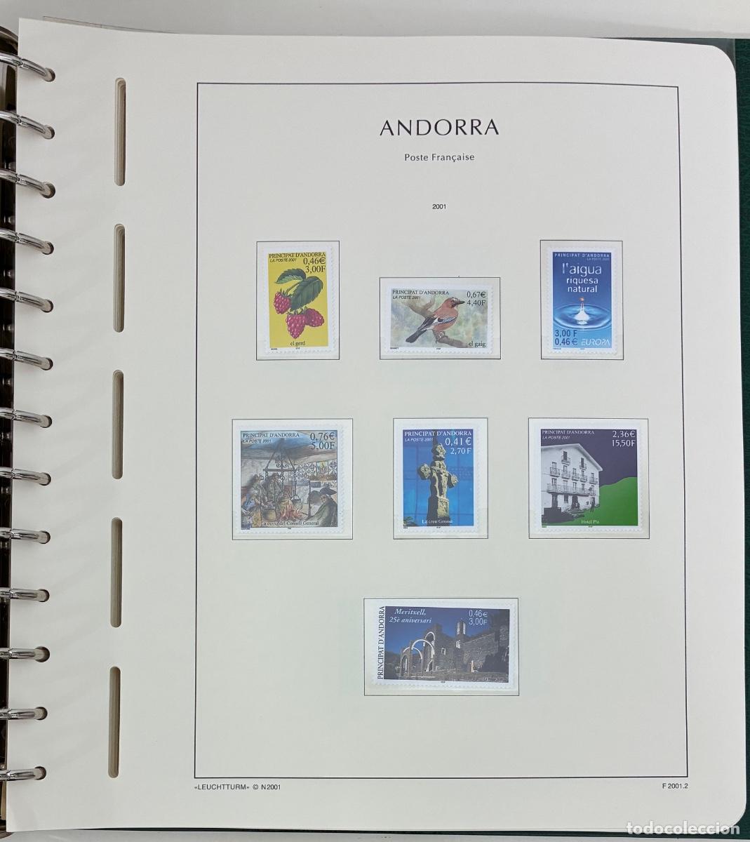 Sellos: ANDORRA FRANCESA. A&ntilde;os 2001 a 2010 Completos. Series nuevas **