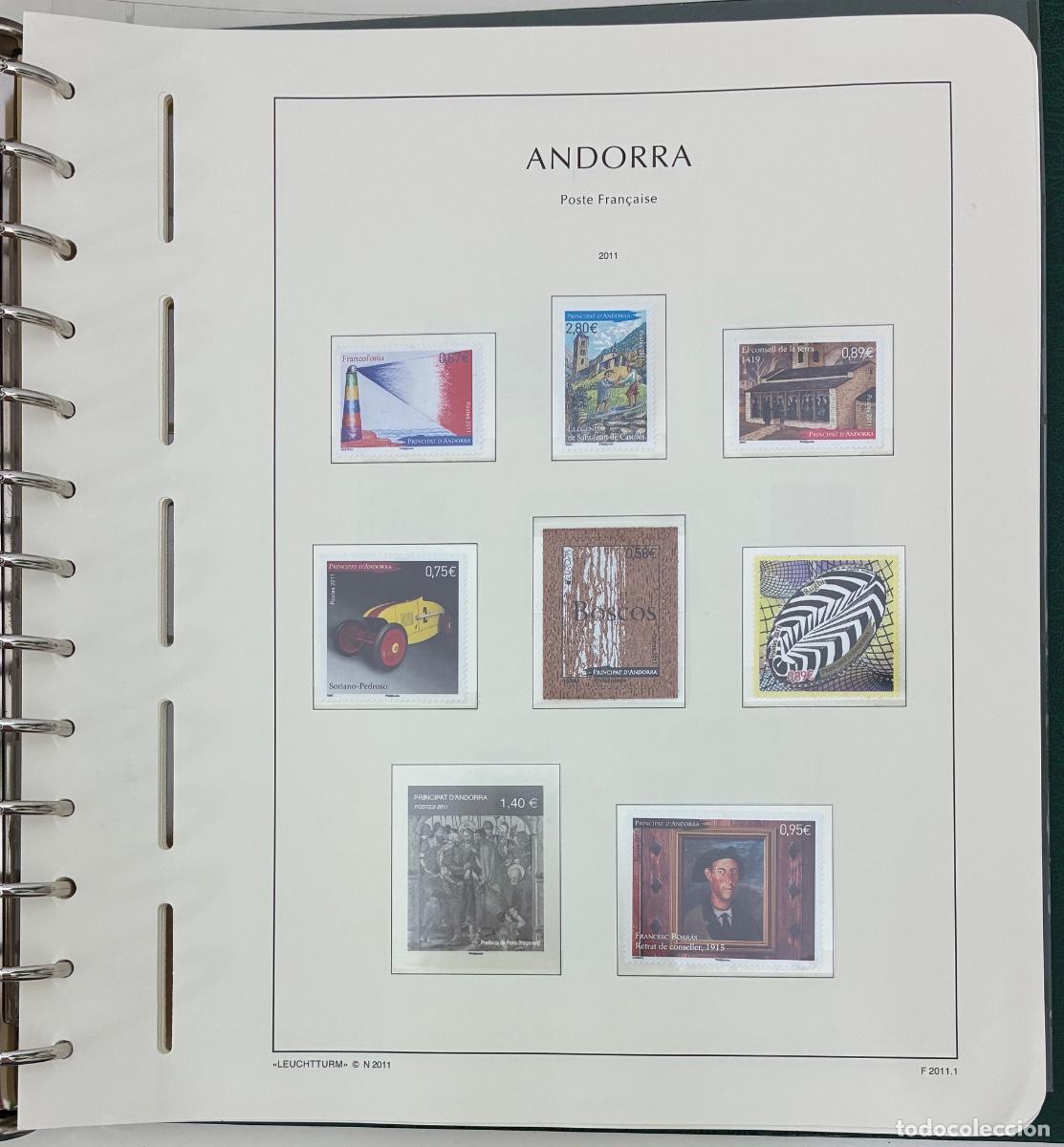 Sellos: ANDORRA FRANCESA. A&ntilde;os 2011 a 2019. Series nuevas **