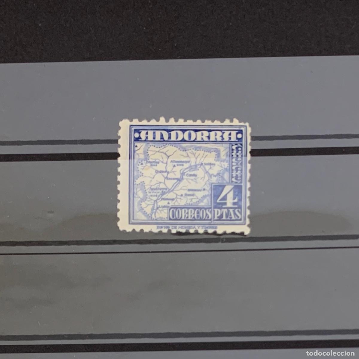 Sellos: ANDORRA ESPA&Ntilde;OLA. A&ntilde;o 1948/53. Edifil 56** Nuevo
