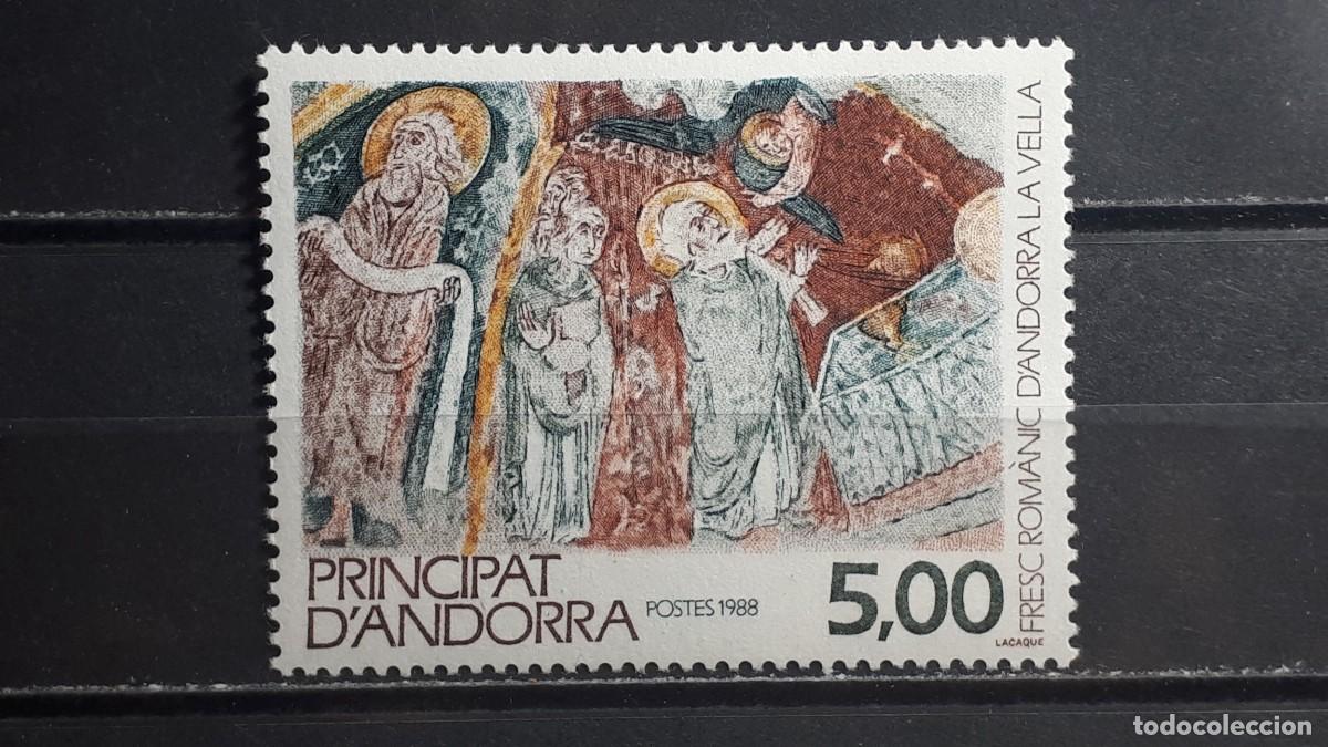Sellos: ANDORRA FRANCESA . A&Ntilde;O 1988. **. YVERT 375
