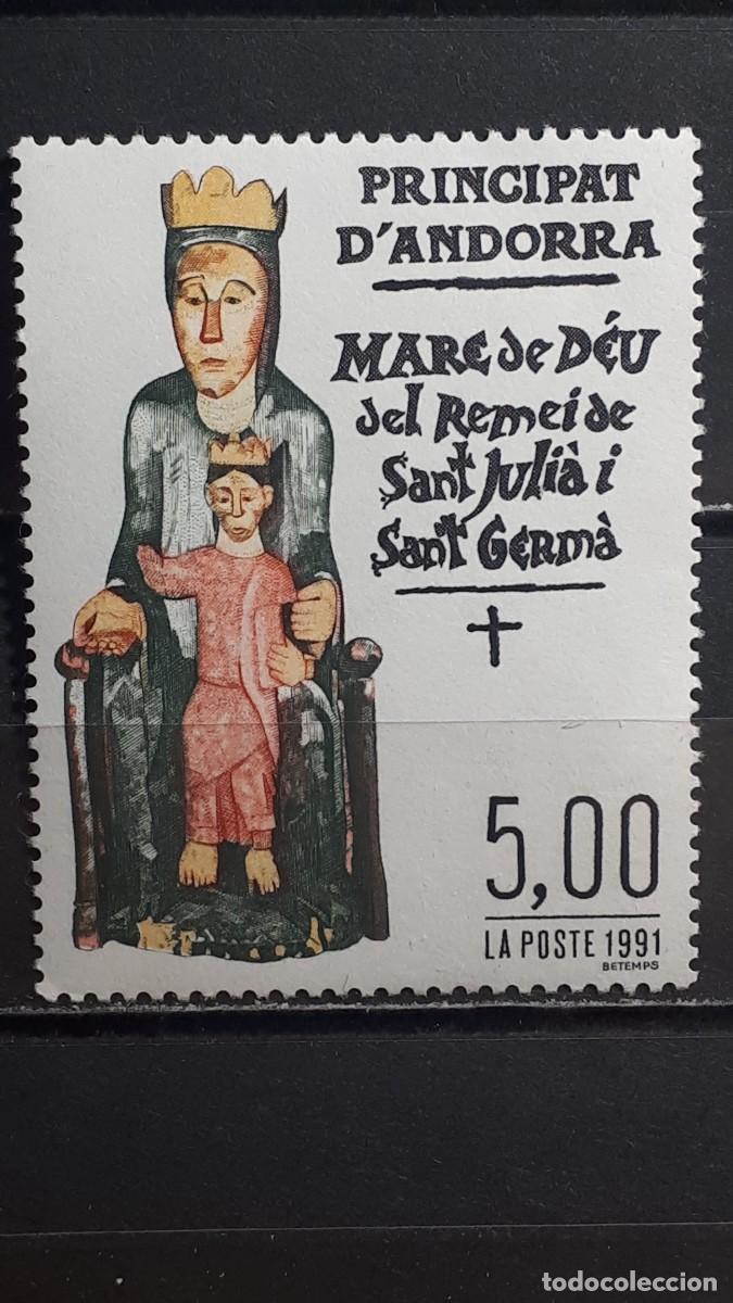 Sellos: ANDORRA FRANCESA . A&Ntilde;O 1991. **. YVERT 412