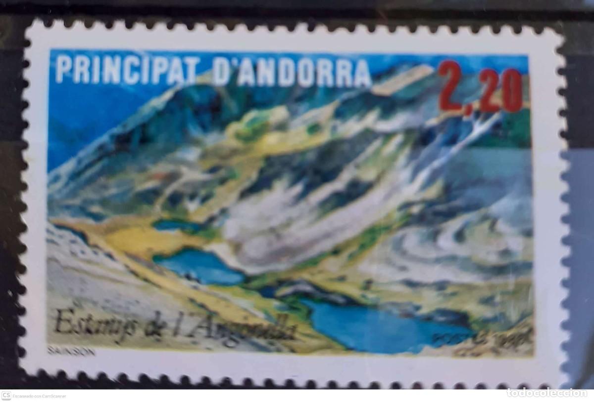 Sellos: ANDORRA (DESPACHO FRANC&Eacute;S) n&deg; 351** Turismo. Lagos de Angonella