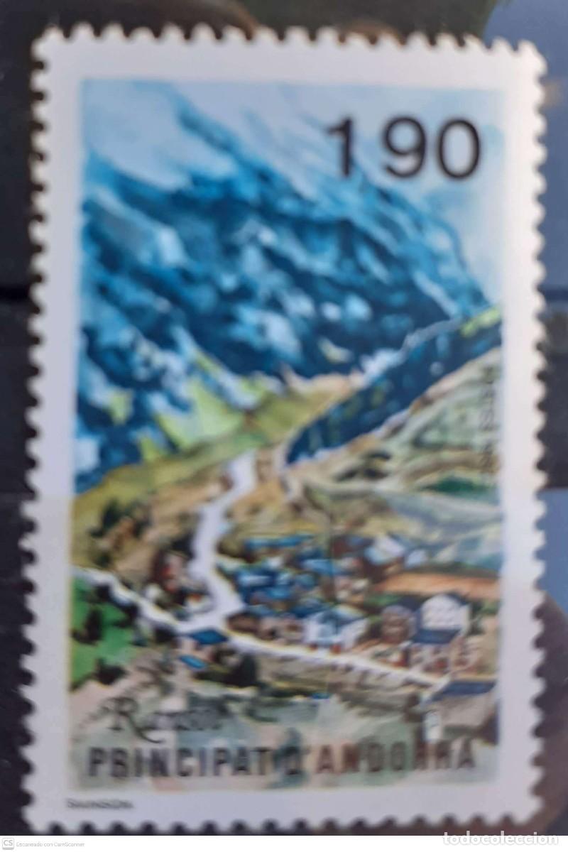 Sellos: ANDORRA (DESPACHO FRANC&Eacute;S) n&deg; 360** Turismo. Ransol