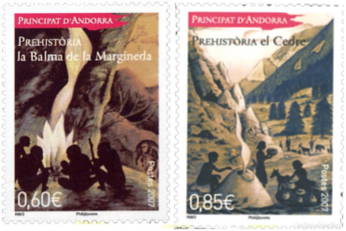 Stamps: 210953 MNH ANDORRA. Adm&oacute;n francesa 2007 PREHISTORIA