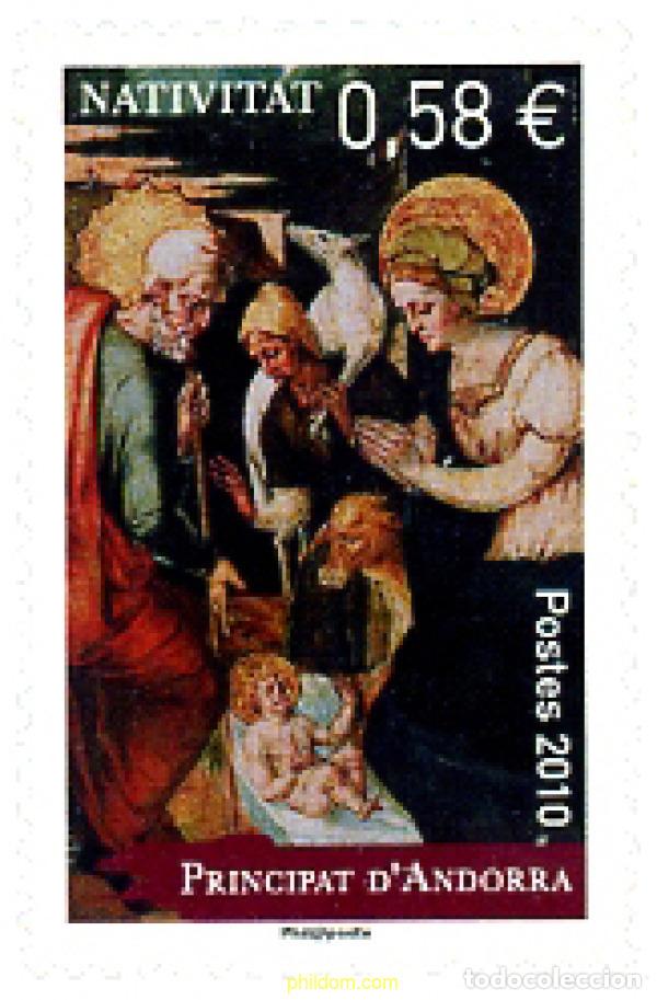 Stamps: 257747 MNH ANDORRA. Adm&oacute;n francesa 2010 NAVIDAD