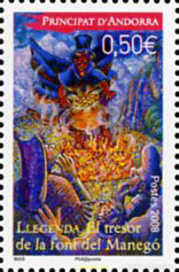 Sellos: 213955 MNH ANDORRA. Adm&oacute;n francesa 2008 LEYENDA. EL TESORO DE LA FUENTE DEL MANEGO