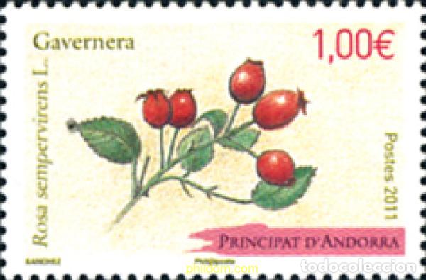 Sellos: 273054 MNH ANDORRA. Adm&oacute;n francesa 2011 FLORES