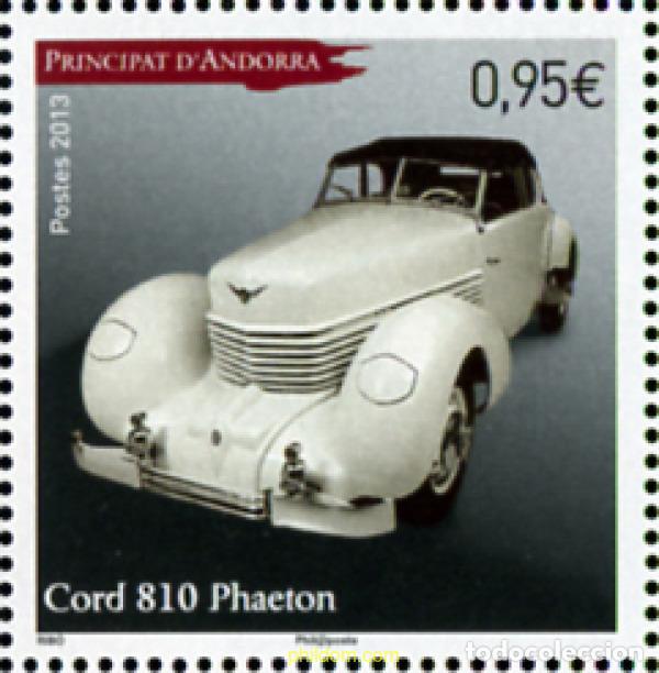 Sellos: 300820 MNH ANDORRA. Adm&oacute;n francesa 2013 COCHES ANTIGUOS